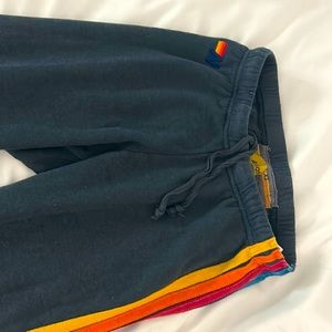 these are Aviator Nation XS sweatpants